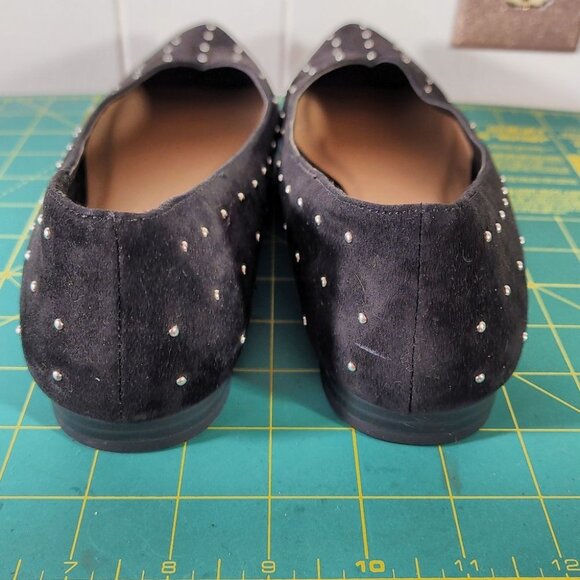 Esprit Danika Pointed Toe Flats Studded Black - Picture 7 of 9